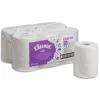 Essuie-mains kleenex slimroll blanc 2 plis longueur 100 m lot 6 pour aquarius