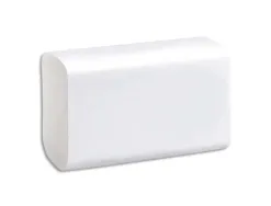 Essuie-mains pure ouate blanc 2 plis pliage en z 150 formats 21,6 x 23 cm colis 25 paquets