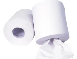 Essuie-mains q-connect 190mmx135m coloris blanc rouleau