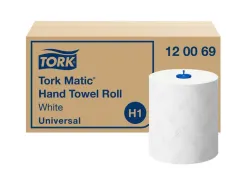 Essuie-mains tork advanced blanc 2 plis 150 m x 21 cm pour distributeur matic h1 lot 6