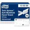 Essuie-mains tork xpress advanced doux blanc 2 plis format 24 x 21,3 cm colis 21 paquets