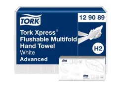 Essuie-mains tork xpress délitable blanc 2 plis 200 feuilles 25,5 x 21,2 cm colis 21 paquets