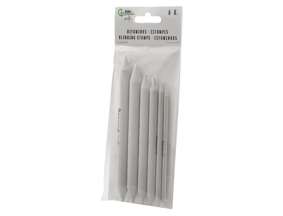 Estompes liderpapel sachet de 6 unites diametres assortis