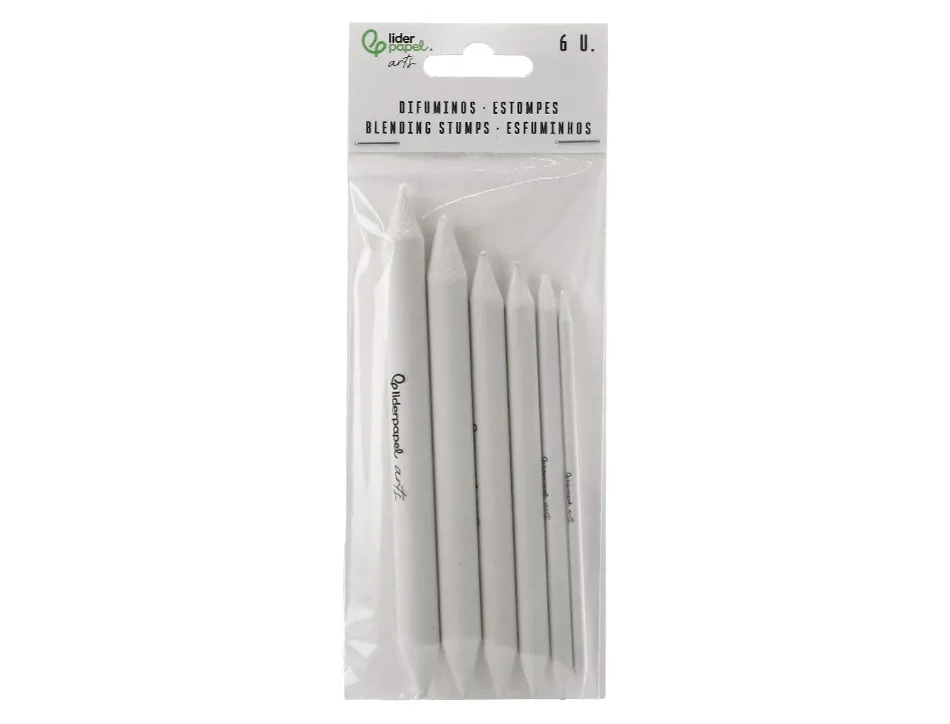 Estompes liderpapel sachet de 6 unites diametres assortis