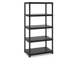 Etagere paperflow universal 96 pp 5 tablettes poids max 100kg/tablette 90x60x180cm coloris noir