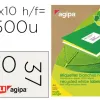 Etiquette adhesive apli agipa multi-usage 38x21.2mm recyclée acrylique boîte 6500 unités
