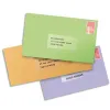 Etiquette autocollante avery adresse jet encre transparent 210 x 297mm boite de 25