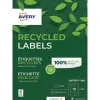Etiquette autocollante avery adresse recyclee laser blanc 99,1 x 57mm boite de 1000 etiquettes
