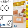 Etiquette autocollante avery adresse recyclee laser blanc 99,1 x 67,7 mm boite de 800
