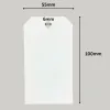Etiquette avery americaine papier recycle rigide 100x55mm sans fils coloris blanc 1000 unites