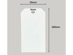 Etiquette avery americaine papier recycle rigide 100x55mm sans fils coloris blanc 1000 unites