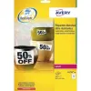 Etiquette avery ultra resistantes polyester laser blanc 99,1 x 42,3mm boite de 240