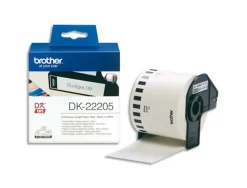 Etiquette brother dk22205 62x305mm pour imprimantes ql