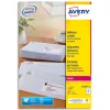 Etiquette expedition avery impression laser 99,1x38,1mm coloris blanc pochette 210 unites