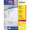 Etiquette expedition avery impression laser 99,1x57mm coloris blanc pochette 150 unites