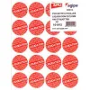 Etiquette imprimee liquidation apli agipa adhesive format pastille diametre 37,5mm 1000 unites