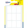 Etiquette manuscrite avery 20x32mm coloris blanc pochette 72 unites