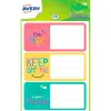 Etiquette scolaire avery phrases fun 76x34mm paquet de 15