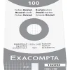 Etui 100 fiches exacompta bristol quadrillee 5x5 non perforee blanc 105x148mm