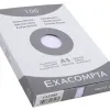 Etui 100 fiches exacompta bristol quadrillee 5x5 non perforee blanc 148x210mm
