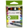 Etui crayons cire economique ulmann 90 mm 16 unites coloris assortis