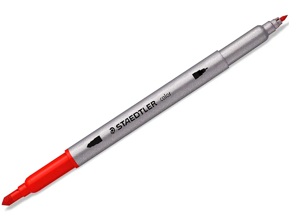 Etui de 72 feutres de coloriage staedtler 3200 design journey double pointe 3,0mm/0,5-0,8mm assortis