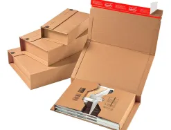 Etui expedition colompac kraft universel brun 147x126x55mm