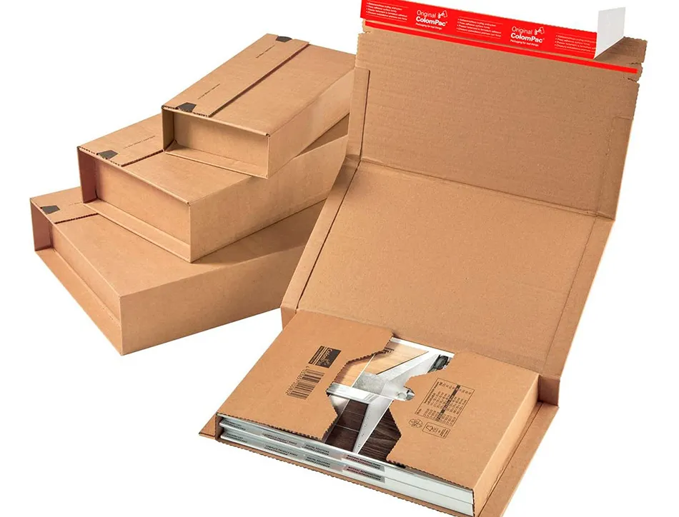 Etui expedition colompac kraft ajustable 330x270x80mm