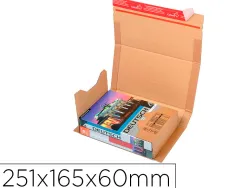Etui expedition colompac kraft ajustable 251x165x60mm lot de 20