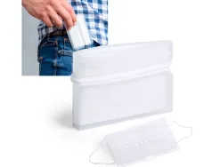 Etui porte-masque makito polypropilene resistant pour le ranger dans la poche ou le sac 8,5x6cm
