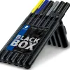 Etui staedtler triplus set 6 unites 2 feutres 1 bleu 1 noir 1 roller noir 1 stylo bleu 1 porte-mine hb et 1 surligneur