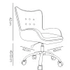 Fauteuil bureau q-connect messina recouvert tissu base metal chrome hauteur max 960mm largeur 570mm prof 620mm noir