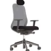 Fauteuil de bureau nowy styl souly mécanisme synchrone assise noire dossier résille grise