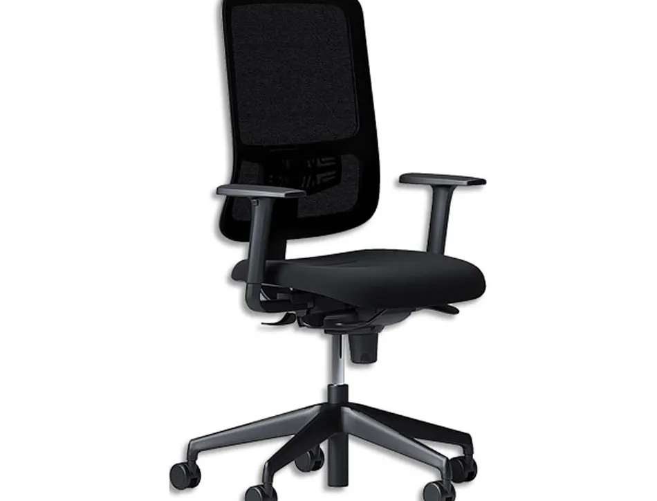 Fauteuil de bureau nowy styl utila dossier mesh mécanisme synchrone avec accoudoirs