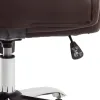 Fauteuil de direction q-connect verona simili cuir base acier chrome hauteur max 1210mm largeur 650mm prof 730mm marron
