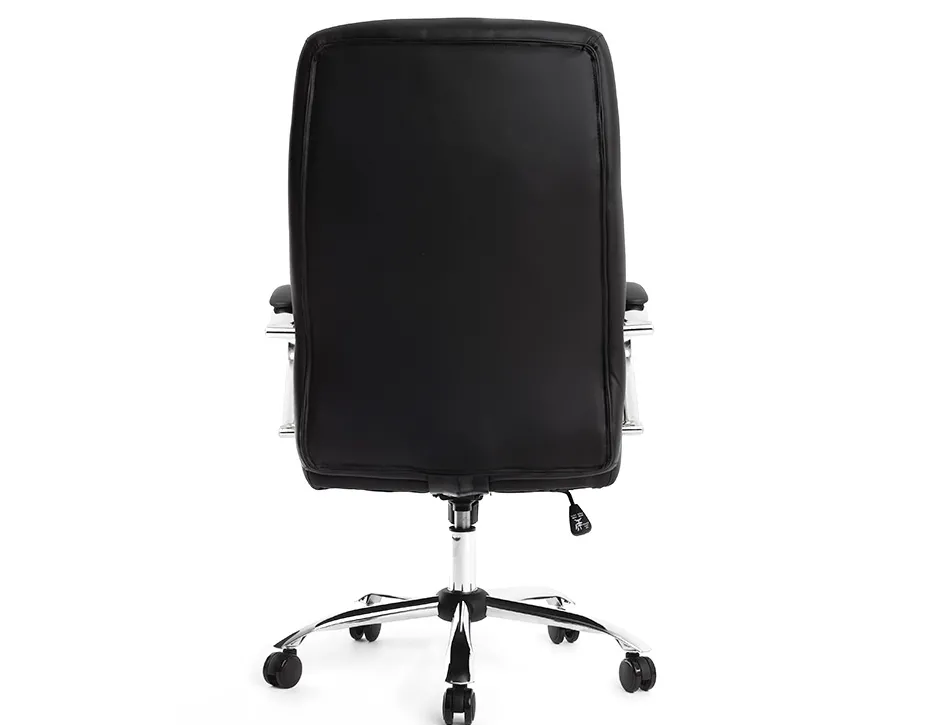 Fauteuil de direction q-connect verona simili cuir base acier chrome hauteur max 1210mm largeur 650mm prof 730mm noir
