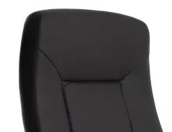 Fauteuil de direction q-connect verona simili cuir base acier chrome hauteur max 1210mm largeur 650mm prof 730mm noir