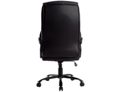 Fauteuil de direction q-connect bolzano simili cuir base acier hauteur max 1260mm largeur 650mm prof 730mm coloris noir
