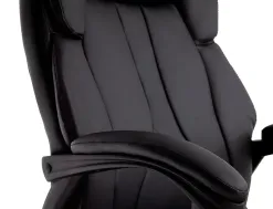 Fauteuil de direction q-connect bolzano simili cuir base acier hauteur max 1260mm largeur 650mm prof 730mm coloris noir