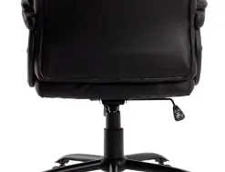 Fauteuil de direction q-connect bolzano simili cuir base acier hauteur max 1260mm largeur 650mm prof 730mm coloris noir