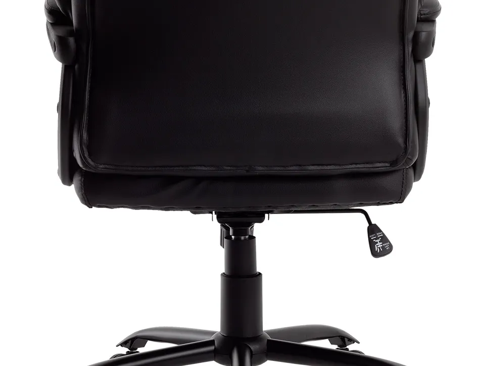 Fauteuil de direction q-connect bolzano simili cuir base acier hauteur max 1260mm largeur 650mm prof 730mm coloris noir