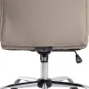 Fauteuil de direction q-connect modena simili cuir base acier chrome hauteur max 1210mm largeur 630mm prof 680mm gris
