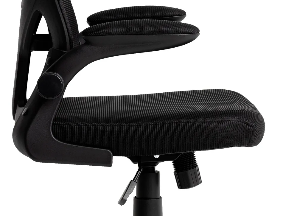 Fauteuil ergonomique q-connect palermo maille base nylon hauteur max 1300mm largeur 630mm prof 680mm coloris noir