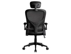 Fauteuil ergonomique q-connect palermo maille base nylon hauteur max 1300mm largeur 630mm prof 680mm coloris noir