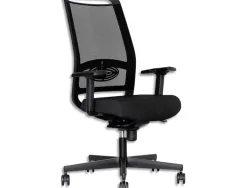 Fauteuil giulietta assise tissu dossier résille mécanisme synchrone accoudoirs réglables