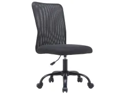 Fauteuil operateur q-connect parma maille base metal sans accoudoirs hauteur max 990mm largeur 480mm prof 590mm noir