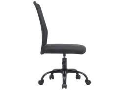 Fauteuil operateur q-connect parma maille base metal sans accoudoirs hauteur max 990mm largeur 480mm prof 590mm noir