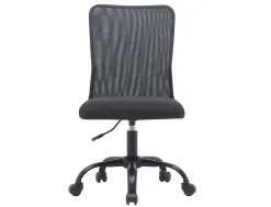 Fauteuil operateur q-connect parma maille base metal sans accoudoirs hauteur max 990mm largeur 480mm prof 590mm noir
