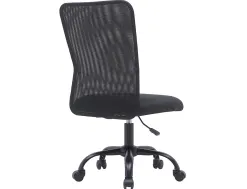 Fauteuil operateur q-connect parma maille base metal sans accoudoirs hauteur max 990mm largeur 480mm prof 590mm noir