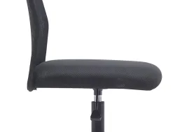 Fauteuil operateur q-connect parma maille base metal sans accoudoirs hauteur max 990mm largeur 480mm prof 590mm noir